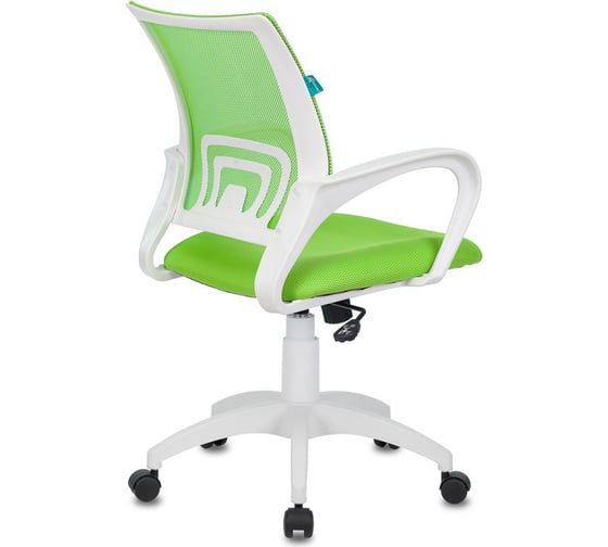 Компьютерное кресло Бюрократ CH-W695N салатовый пластик белый CH-W695N/SD/TW-18