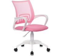 Компьютерное кресло Бюрократ CH-W695NLT розовый крестовина пластик белый CH-W695NLT/PK/TW-13A
