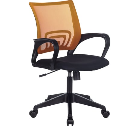Компьютерное кресло Бюрократ CH-695N спинка сетка оранжевый сиденье черный CH-695N/OR/TW-11