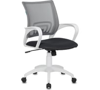 Компьютерное кресло Бюрократ CH-W695N темно-серый пластик белый CH-W695N/DG/TW-12