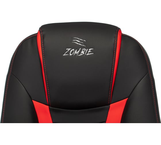 Игровое компьютерное кресло ZOMBIE 8 черный/красный искусственная кожа ZOMBIE 8 RED