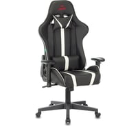 Игровое компьютерное кресло ZOMBIE VIKING A4 черный/белый экокожа ZOMBIE VIKING A4 WH