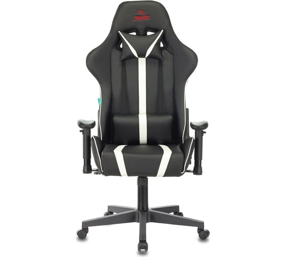 Игровое компьютерное кресло ZOMBIE VIKING A4 черный/белый экокожа ZOMBIE VIKING A4 WH