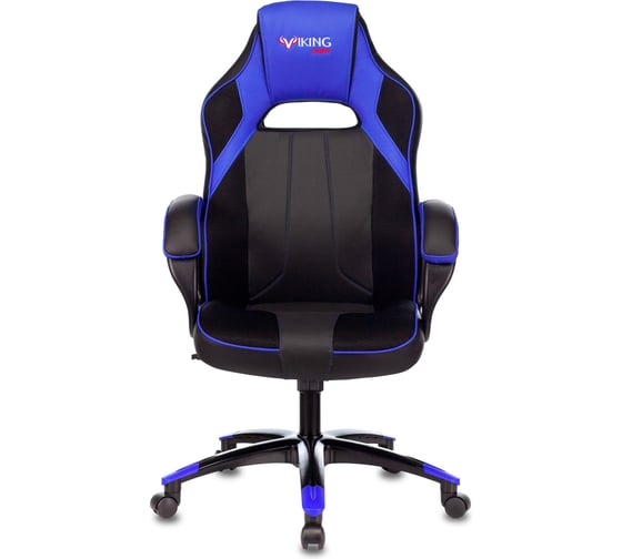 Игровое компьютерное кресло ZOMBIE VIKING 2 AERO черный/синий экокожа/ткань VIKING 2 AERO BLUE