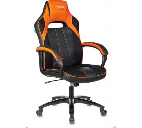 Игровое компьютерное кресло ZOMBIE VIKING 2 AERO черный/оранж экокожа/ткань VIKING 2 AERO ORANGE