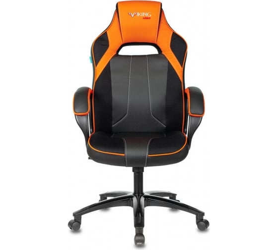 Игровое компьютерное кресло ZOMBIE VIKING 2 AERO черный/оранж экокожа/ткань VIKING 2 AERO ORANGE