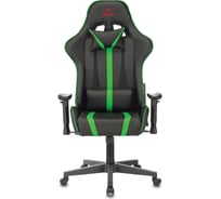 Игровое компьютерное кресло Бюрократ VIKING ZOMBIE A4 черный/зеленый экокожа VIKING ZOMBIE A4 GN