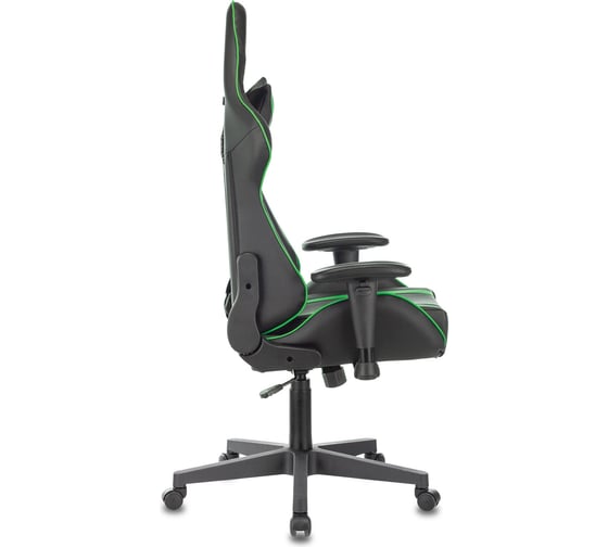 Игровое компьютерное кресло Бюрократ VIKING ZOMBIE A4 черный/зеленый экокожа VIKING ZOMBIE A4 GN