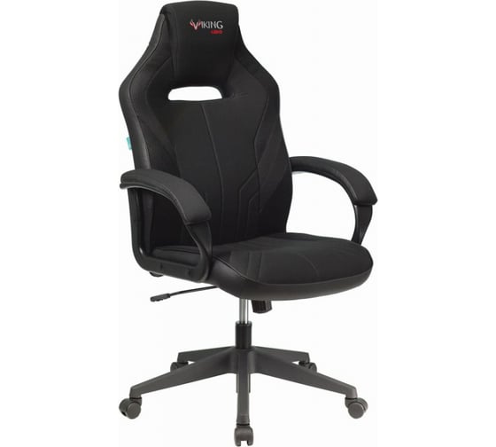Игровое компьютерное кресло ZOMBIE VIKING 3 черный экокожа/ткань VIKING 3 BLACK 1