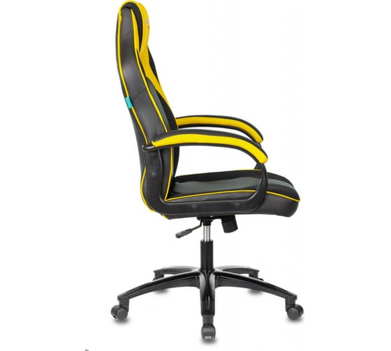 Игровое компьютерное кресло ZOMBIE VIKING 2 AERO черный/желтый экокожа/ткань VIKING 2 AERO YELLOW
