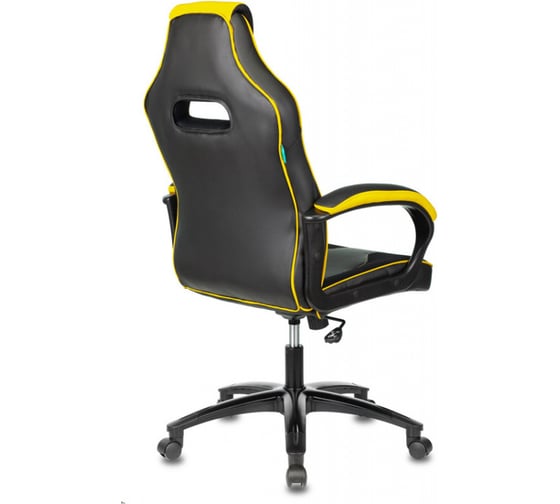 Игровое компьютерное кресло ZOMBIE VIKING 2 AERO черный/желтый экокожа/ткань VIKING 2 AERO YELLOW