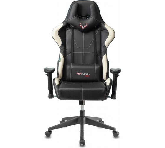 Игровое компьютерное кресло ZOMBIE VIKING 5 AERO черный/белый экокожа VIKING 5 AERO WHITE