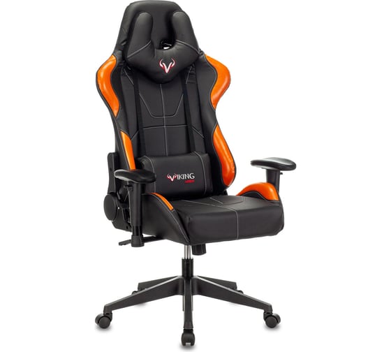 Игровое компьютерное кресло ZOMBIE VIKING 5 AERO черный/оранжевый экокожа VIKING 5 AERO ORANGE 1