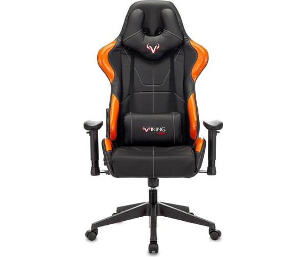 Игровое компьютерное кресло ZOMBIE VIKING 5 AERO черный/оранжевый экокожа VIKING 5 AERO ORANGE