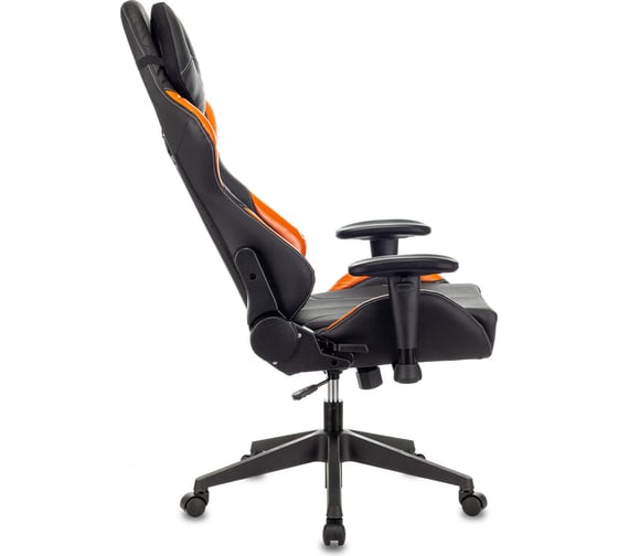 Игровое компьютерное кресло ZOMBIE VIKING 5 AERO черный/оранжевый экокожа VIKING 5 AERO ORANGE