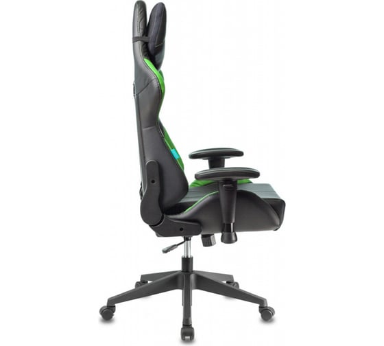 Игровое компьютерное кресло ZOMBIE VIKING 5 AERO черный/салатовый экокожа VIKING 5 AERO LGREEN