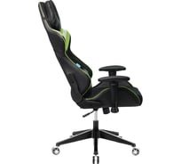 Игровое компьютерное кресло ZOMBIE VIKING 4 черный/салатовый экокожа/ткань VIKING 4 SD