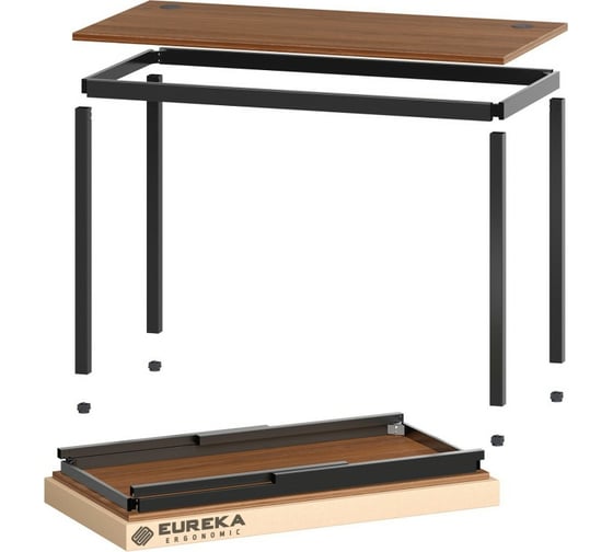 Письменный стол Eureka ERK-CD-5501 с шириной 139 см Black ERK-CD-5501-V1