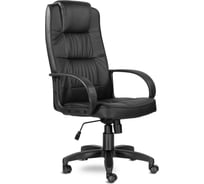Кресло офисное ОФИСМАГ Премьер, кожзам, черное 531863