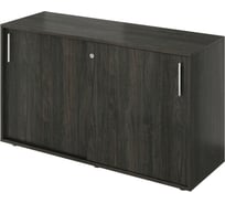 Тумба Монолит Канцлер купэ (1300x446x750) (КЦ22_1+КЦ22_2) Дерево карбон12 КЦ22.12