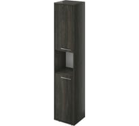 Колонка Монолит Канцлер 1 открытая полка (371x338x1845) (КЦ15+КЦ17_2) Дерево карбон12 КЦ34.12