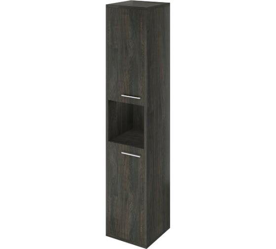Колонка высокая Монолит закрытая 430x400x1980 мм ДБ102+ДБ27_2 Дерево карбон 12 ДБ97 ДБ97.12 1