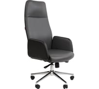 Офисное кресло Chairman 929 Россия экопремиум черный/серый 00-07174806