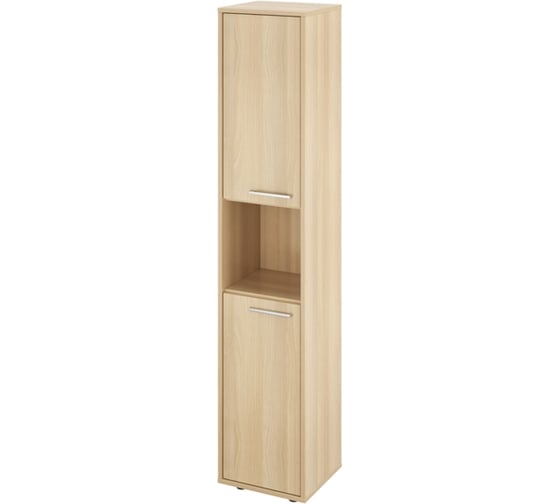 Колонка Монолит 1 открытая полка, 371x338x1845 (КЦ15+КЦ17_2) КЦ34.31 1