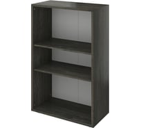 Стеллаж Монолит Дублин средний (800x400x1250) Дерево карбон12 ДБ23.12