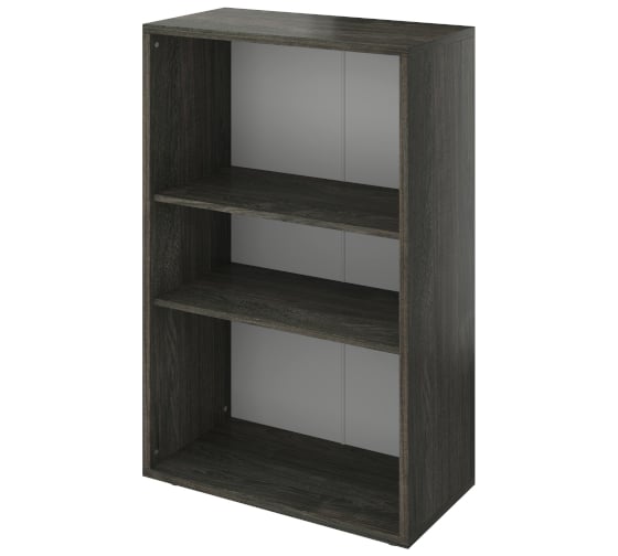 Стеллаж средний Монолит Дублин 800x400x1250 Дерево карбон12 ДБ23 ДБ23.12