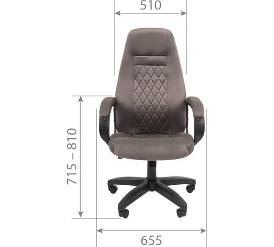 Кресло CHAIRMAN Home 951 Россия ткань Т-82 синий 00-07126773