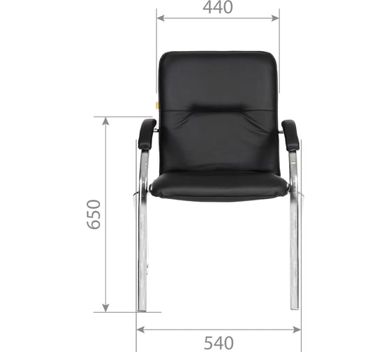 Офисное кресло Chairman 850 экопремиум черный N 00-07192998