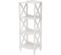 Этажерка-стеллаж Мебелик Джульетта-3 молочный дуб 5834