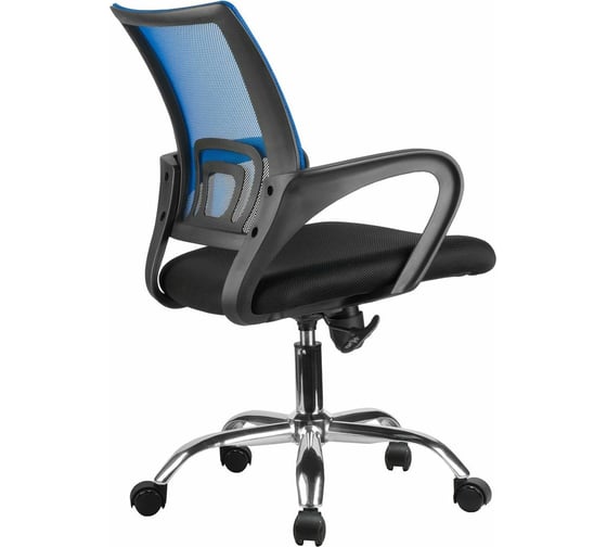 Кресло Riva Chair RCH 8085JE синяя сетка/хромированная крестовина УЧ-00000711
