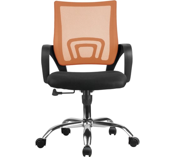 Кресло Riva Chair RCH 8085JE оранжевая сетка/хромированная крестовина УЧ-00000712