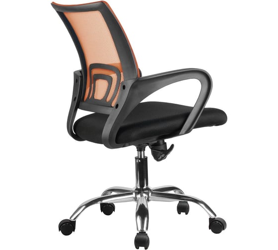 Кресло Riva Chair RCH 8085JE оранжевая сетка/хромированная крестовина УЧ-00000712