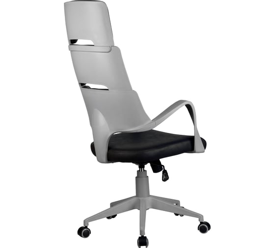 Кресло Riva Chair RCH Sakura серый пластик/фьюжн чёрный 194 УЧ-00000691