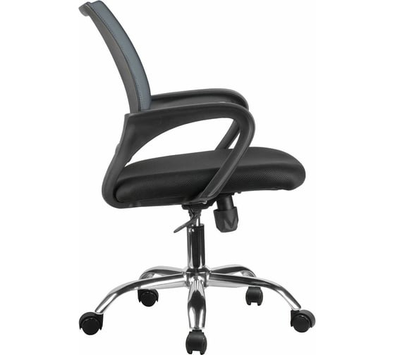 Кресло Riva Chair RCH 8085JE серая сетка/хромированная крестовина УЧ-00000710