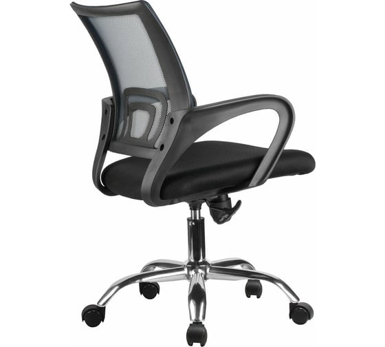 Кресло Riva Chair RCH 8085JE серая сетка/хромированная крестовина УЧ-00000710