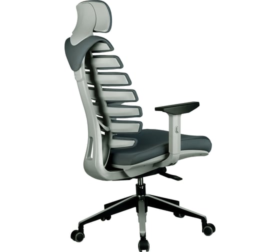 Кресло Riva Chair RCH Shark серый пластик/серая ткань 26-25 УЧ-00000699