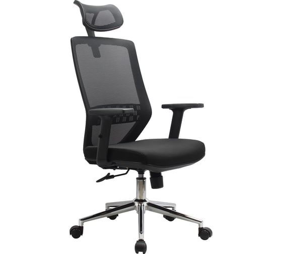 Кресло Riva Chair RCH 833H чёрная сетка/хромированная крестовина УЧ-00000788 1