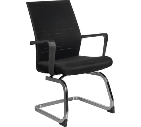 Кресло Riva Chair RCH G818 чёрная сетка, на полозьях, крутящееся УЧ-00000871