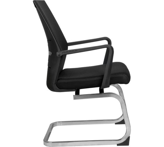 Кресло Riva Chair RCH G818 чёрная сетка, на полозьях, крутящееся УЧ-00000871