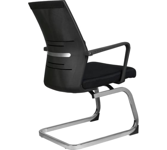 Кресло Riva Chair RCH G818 чёрная сетка, на полозьях, крутящееся УЧ-00000871