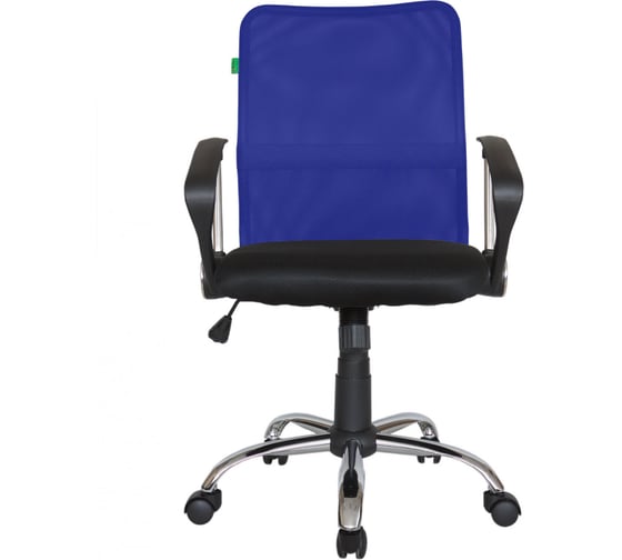 Кресло Riva Chair RCH 8075 чёрная ткань/синяя сетка УЧ-00000633
