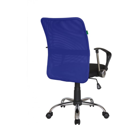 Кресло Riva Chair RCH 8075 чёрная ткань/синяя сетка УЧ-00000633