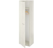 Шкаф Монолит Дублин для одежды (550x400x1980) (ДБ99_1+ДБ99_2) Скандинавское дерево белое38 ДБ99.38