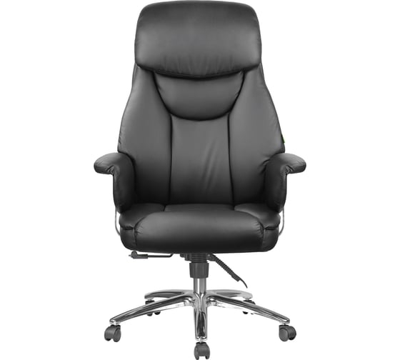 Кресло Riva Chair RCH 9501 натуральная кожа чёрный УЧ-00001114