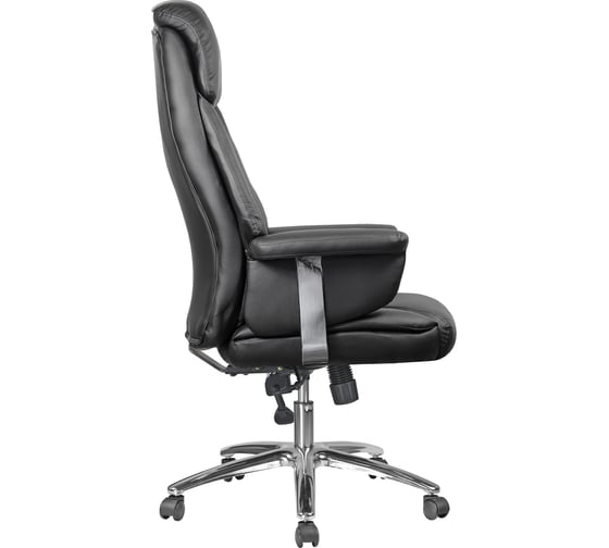 Кресло Riva Chair RCH 9501 натуральная кожа чёрный УЧ-00001114