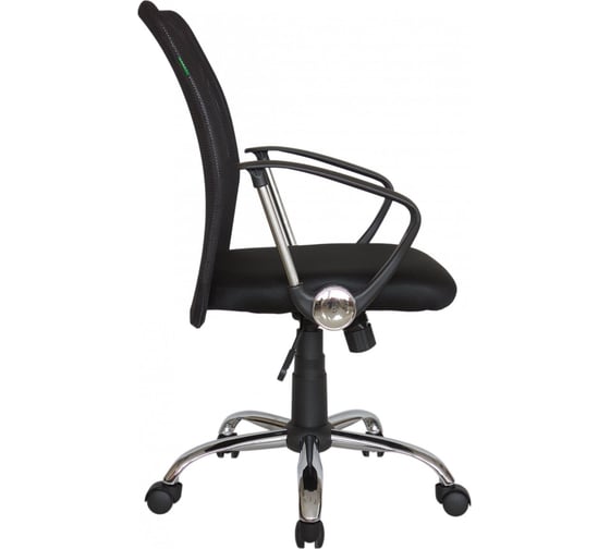 Кресло Riva Chair RCH 8075 чёрная ткань/чёрная сетка DW-01 УЧ-00000055